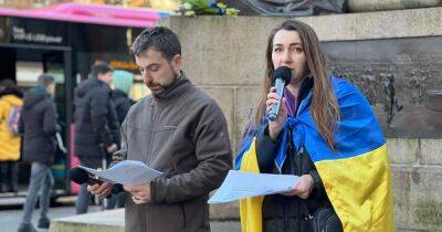 Ukrainian refugees thank Greater Manchester on anniversary of Russian invasion