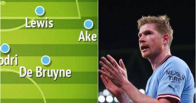 De Bruyne and Lewis start - Man City fans name line-up they want to see vs Bournemouth