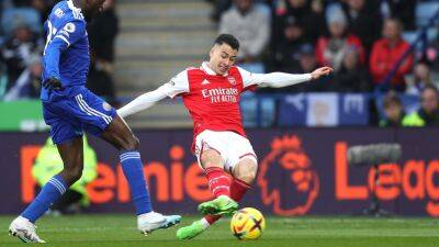 Leicester City 0-1 Arsenal: Gabriel Martinelli goal keeps Gunners' title push on track