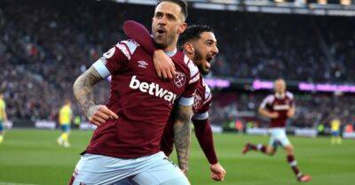 Declan Rice - David Moyes - West Ham - Danny Ings - Tomas Soucek - London Stadium - Lucas Paquetá - Jarrod Bowen - Vladimir Coufal - Aaron Cresswell - Danny Ings marks first West Ham start with deadly double in big win over Forest - breakingnews.ie - Manchester - county White