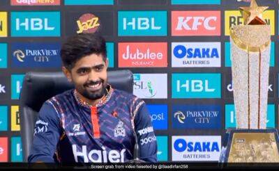 Watch: "Jab Time Aayega" - Babar Azam Reveals When He Will Get Married, Leaves Everyone In Splits