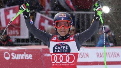 Sofia Goggia wins Crans-Montana downhill in tricky conditions to close in on crystal globe