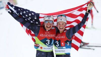Jessie Diggins, Julia Kern earn team sprint bronze at cross-country skiing worlds - nbcsports.com - Sweden - Germany - Norway - Slovenia