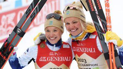 Jonna Sundling, Emma Ribom win cross-country skiing team sprint for Sweden at Nordic World Ski Championships