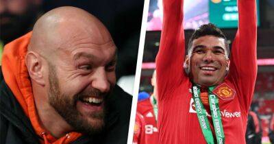 Tyson Fury sends message to Casemiro after Manchester United goal vs Newcastle