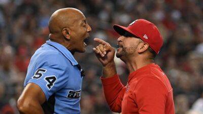 Nolan Arenado - Cardinals manager Oliver Marmol blasts MLB umpire for poor sportsmanship: ‘He has zero class’ - foxnews.com - Washington - state Arizona - county St. Louis -  Phoenix