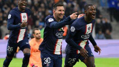 Marseille 0-3 Paris Saint-Germain: Lionel Messi scores 700th career goal, Kylian Mbappe registers twice