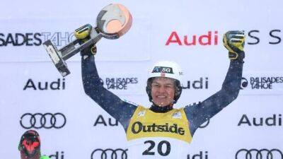 Norway's Alexander Steen Olsen earns 1st World Cup slalom win