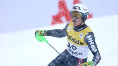 Dave Ryding - Alpine Skiing World Cup: AJ Ginnis loses victory after disqualification, Alexander Steen Olsen wins dramatic slalom - eurosport.com - Britain - Bulgaria