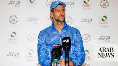 Record-breaker Djokovic fit and raring to go at Dubai Tennis Championships