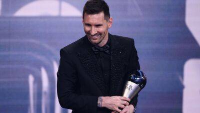 Lionel Messi picks up another prize at Best FIFA Awards