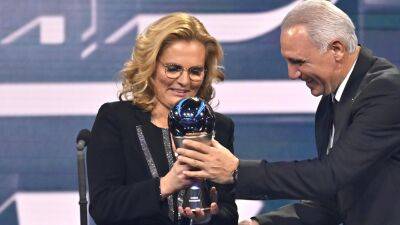 Sarina Wiegman wins Best FIFA Women's Coach Award for third time after Euro 2022 victory with England