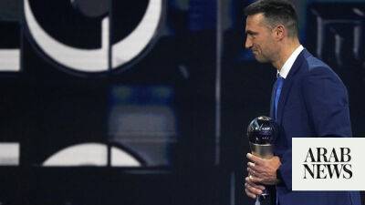 Argentina’s Scaloni voted best coach following World Cup win