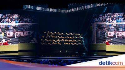 Lionel Messi - Cristiano Ronaldo - Foto Ronaldo Duduk di Bench Muncul di Panggung Kemenangan Messi - sport.detik.com - Portugal