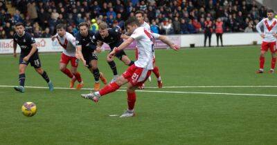 Calum Gallagher - Rhys Maccabe - Airdrie 1 Falkirk 3: Diamonds boss slams 'unacceptable' defending as they slip out of top four - dailyrecord.co.uk - county Oliver