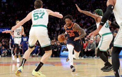 Randle, Quickley shine as Knicks sink Celtics
