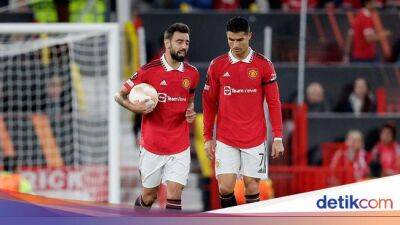 Cristiano Ronaldo - Bruno Fernandes - Liga Inggris - Inggris Di-Liga - Bukti Bruno Fernandes Lebih Oke Tanpa Cristiano Ronaldo - sport.detik.com - Manchester