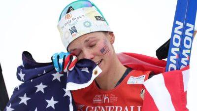 Jessie Diggins is first U.S. cross-country skier to win individual world title - nbcsports.com - Usa - Japan -  Tokyo - Slovenia