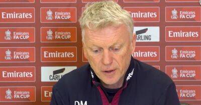 West Ham boss David Moyes responds to question about Manchester United star Marcus Rashford