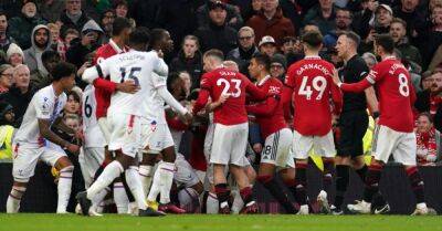 Man United and Crystal Palace both fined £55,000 for failing to control players