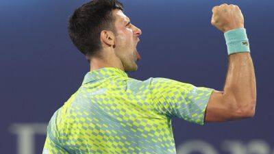 Novak Djokovic - Tomas Machac - Novak Djokovic avoids scare to beat Tomas Machac in Dubai thriller in first appearance since Australian Open - eurosport.com - Australia - Czech Republic - Dubai