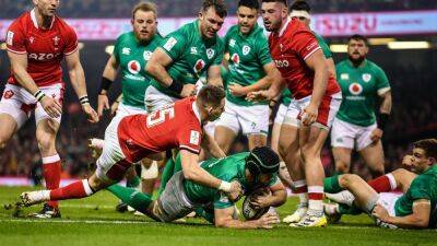 Ireland lay down marker with bonus point win in Wales