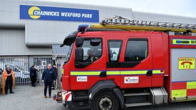 Hurling fans evacuated from Chadwicks Wexford Park due to fire in Main stand