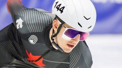 Canada's Félix Roussel earns short track bronze for 1st individual distance medal