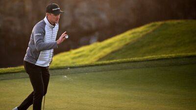 Justin Rose two clear at Pebble Beach ahead of Monday finish