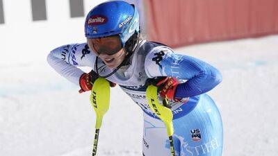 Shiffrin opens alpine world championships exiting slalom of women's combined event