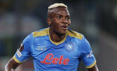 Suitors must break bank to land Osimhen, says Napoli chief