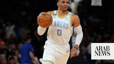 Anthony Davis - Russell Westbrook - Lakers trading Westbrook to Utah in 3-team swap - arabnews.com - Britain - Manchester - France - Los Angeles -  Los Angeles - state Minnesota - state Utah