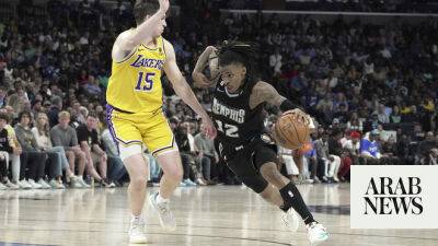 Morant to fore as Grizzlies crush Lakers, Bucks rally to down Nets