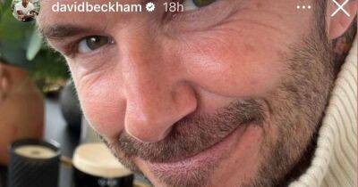 David Beckham smiles alongside underwear snap as boozing with Cruz ends in sweet moment