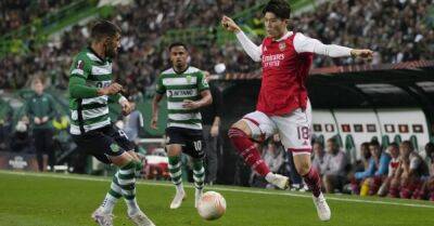 Mikel Arteta - Martin Odegaard - Gabriel Jesus - William Saliba - Marcus Edwards - Fabio Vieira - Jakub Kiwior - Arsenal have Sporting chance of making Europa League progress after Lisbon draw - breakingnews.ie - Portugal -  Lisbon