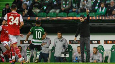 Mikel Arteta bemoans Arsenal defending in Sporting Lisbon draw