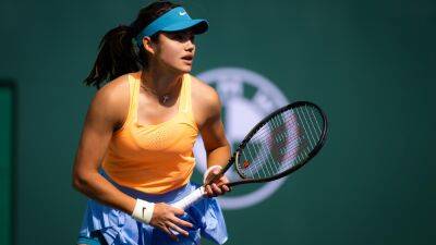 Emma Raducanu cruises past Danka Kovinic in Indian Wells first round despite wrist injury concerns