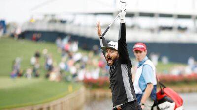 Hayden Buckley aces on 17th hole at the Players for 40th hole-in-one in tournament history