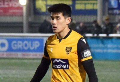 Maidstone United midfielder Bivesh Gurung has given himself a chance of playing a part in their FA Trophy Quarter-Final against Barnet