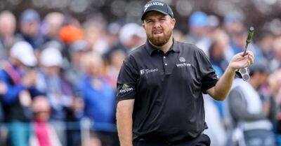 Shane Lowry snaps his club after frustrating opening round in Players Championship