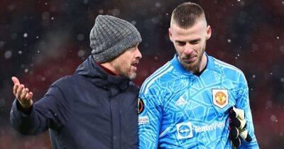 'I can't ignore it' - Manchester United manager Erik ten Hag on David de Gea's kicking