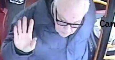Police wish to speak to this man after a 12-year-old girl was inappropriately touched on a bus
