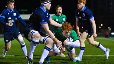 Hat-trick for Ruadhan Quinn as Ireland U20s record rout of Scotland