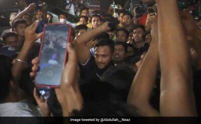 Watch: Shakib Al Hasan Loses Cool, Hits Fan Amid Tight Security, Video Goes Viral