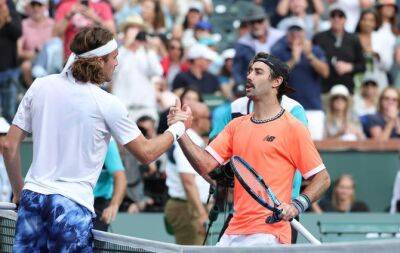 Unseeded Thompson topples Tsitsipas at Indian Wells