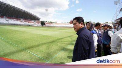 Erick Thohir - Tinjau Stadion Gelora Sriwijaya, Ini Catatan Erick Thohir - sport.detik.com