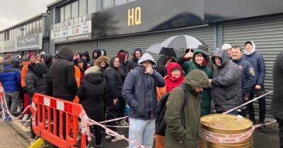 Hundreds queue after Au Vodka offers tattoos for '£250' payment - live updates