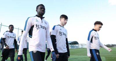 Christian Eriksen - Donny Van-De-Beek - Marcel Sabitzer - Marc Jurado - Dan Gore - Four Manchester United youngsters train with first team ahead of Southampton fixture - manchestereveningnews.co.uk - Manchester