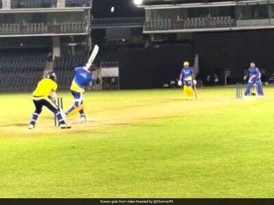 Watch: Dhoni Hits Massive Sixes In CSK Nets Ahead Of IPL 2023. Fans Cannot Keep Calm