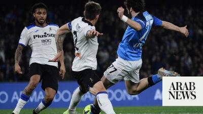 Diego Maradona - Iga Swiatek - Luciano Spalletti - Claire Liu - Napoli move 18 points clear atop Serie A; Lazio held - arabnews.com - Italy - Argentina - India - Saudi Arabia